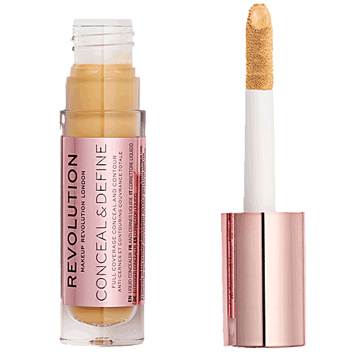 Buy Makeup Revolution Conceal & Define - Full Coverage Concealer, Gives 