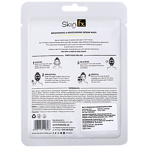 Buy Skin Fx Brightening & Moisturising Sheet Mask Online at Best Price ...