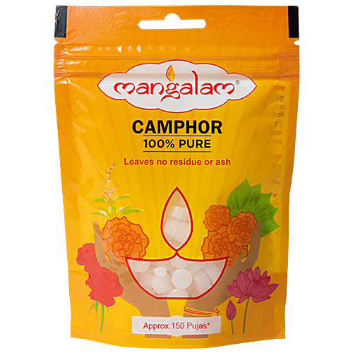 Buy Mangalam Camphor - Small, Round Online at Best Price of Rs 175 ...