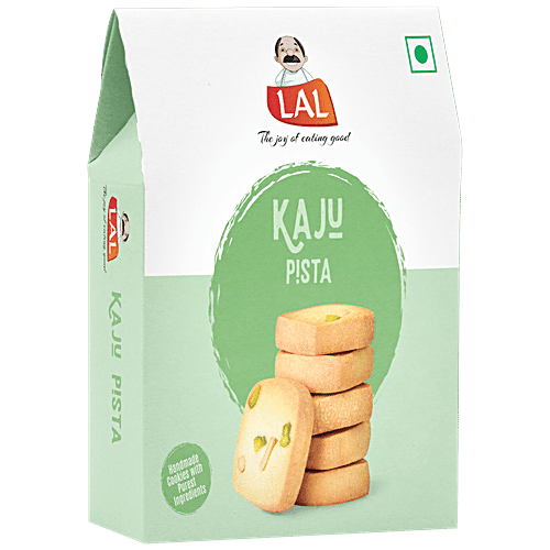 Buy Lal Kaju Pista Cookies - Tea-Time Snack With Premium Quality Dry ...