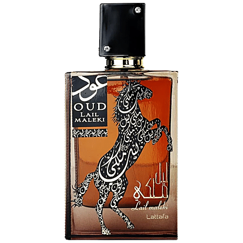 Lattafa Lail Maleki Oud Edition Eau De Parfum Imported Long Lasting Perfumed Body Spray For Men Women 100 ml