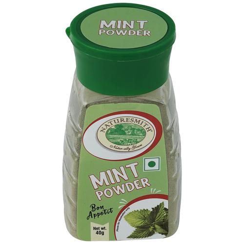 Naturesmith Mint Powder - Source Of Vitamin A & Antioxidants, 40 g Small Jar 