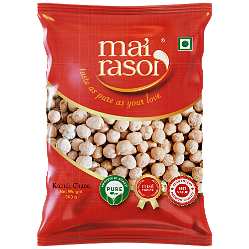 Buy MAI RASOI Kabuli Chana/Punjabi Chhole - Big, Bold Grains, Premium ...