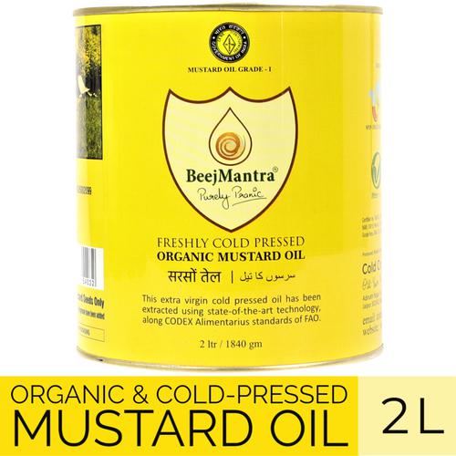 Buy Beejmantra Mustard Oil Organic Cold Pressed Extra Virgin Online At Best Price Of Rs 898