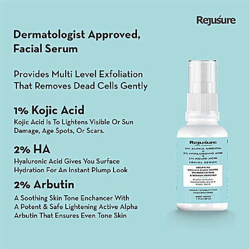 Buy Rejusure Face Serum For Dark Spots, Pigmentation, Sun Tanning ...