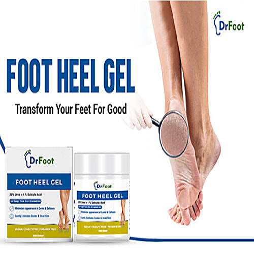 Buy Dr Foot Foot Heel Gel Moisturises Callus Cracked Rough Dry Dead ...