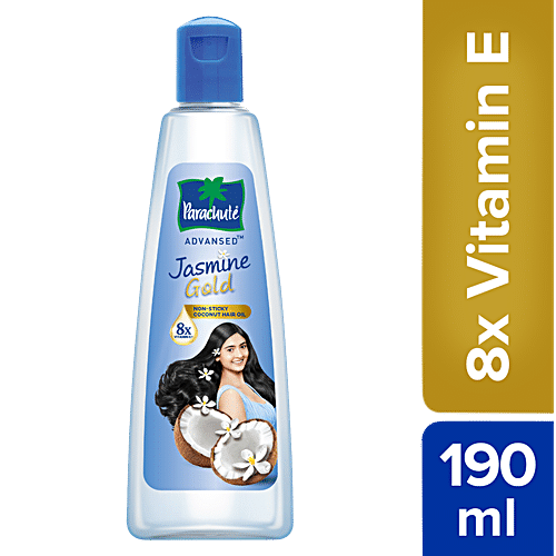 Buy Parachute Advansed Jasmine Gold Coconut Hair Oil With 8x