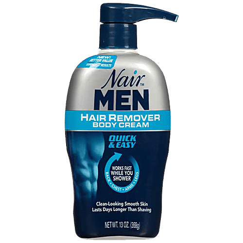 Buy Nair Men Hair Remover Body Cream - For Normal To Coarse, Slick Look ...