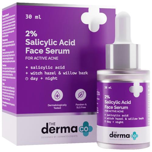 Buy The Derma Co Salicylic Acid Face Serum With Witch Hazel Willow Bark For Active Acne