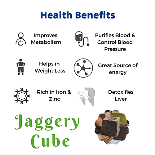 Buy NAIJASATVA Natural Jaggery Cube - Blood Purifier, Rich In Iron, May ...