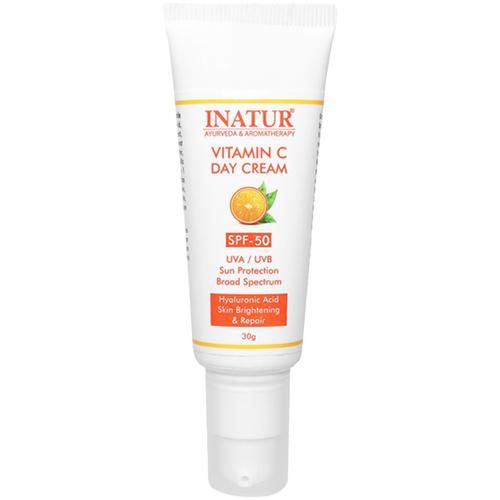Buy INATUR Vitamin C Day Cream With SPF-50 - Hydrates & Provides Sun  Protection & Radiant Skin Online at Best Price of Rs 395 - bigbasket