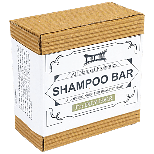 Buy Goli Soda All Natural Probiotics Shampoo Bar - Nourishing, Controls ...