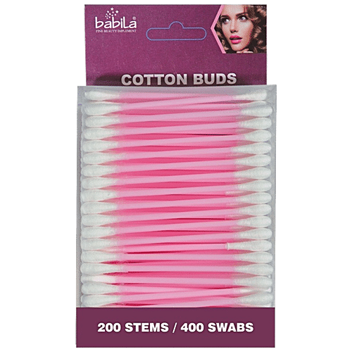 Buy Babila Cotton Ear Buds - ER-V01, Soft Online at Best Price of Rs ...