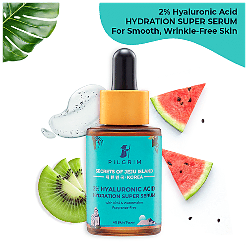 Buy PILGRIM 2% Hyaluronic Acid Hydration Super Serum With Kiwi Extract ...