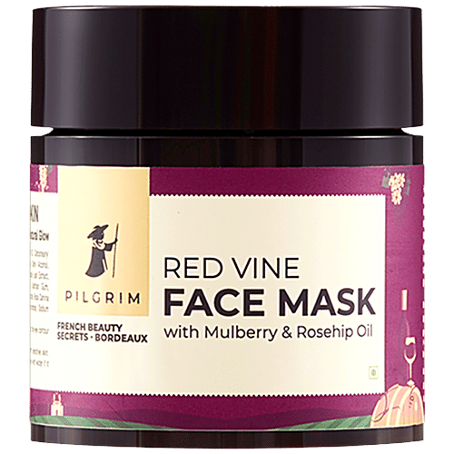 pilgrim red vine face mask