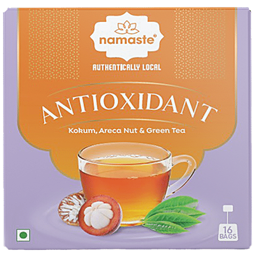 Buy NAMASTE CHAI Antioxidant Herbal Tea - Kokum, Areca Nut & Green Tea ...