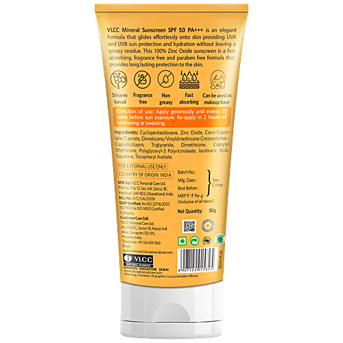 mineral sunscreen non comedogenic