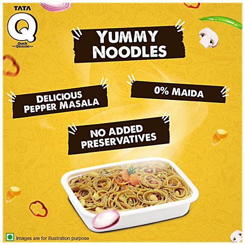 Buy Tata Q Ready To Eat Pepper Masala Noodles - No Added Preservatives 