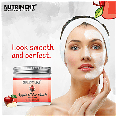 Nutriment Apple Cider Face Mask Hydrates Skin Removes Excess Oil 300 g