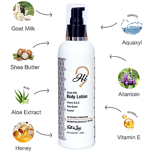 Buy Hi9 Goats Milk Body Lotion - Provides 48 Hours Of Hydration Online ...