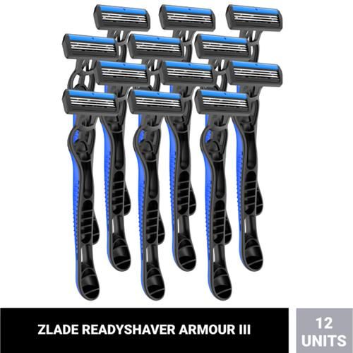 Buy ZLADE Armour III Readyshaver - Triple-Blade, Disposable Shaving Razor,  For Men Online at Best Price of Rs 420 - bigbasket