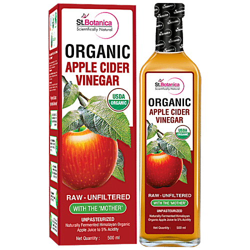 Buy Stbotanica Apple Cider Vinegar With The Mother Raw Unfiltered Unpasteurized Usda 0021