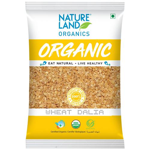 Buy Natureland Organics Wheat Dalia - Low In Fat & Calories Online at ...