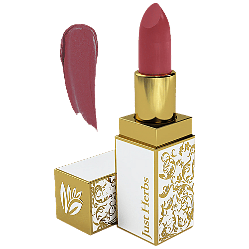 Buy Just Herbs Herb Enriched Ayurvedic Lipstick - Shade No.4 Online at ...