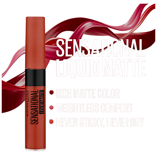 maybelline sensational liquid matte 12