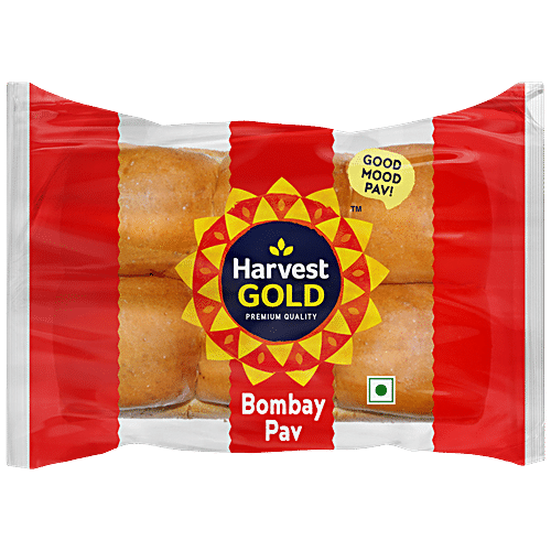 Buy Harvest Gold Bombay Pav Premium Quality, Fresh, 100 Vegetarian