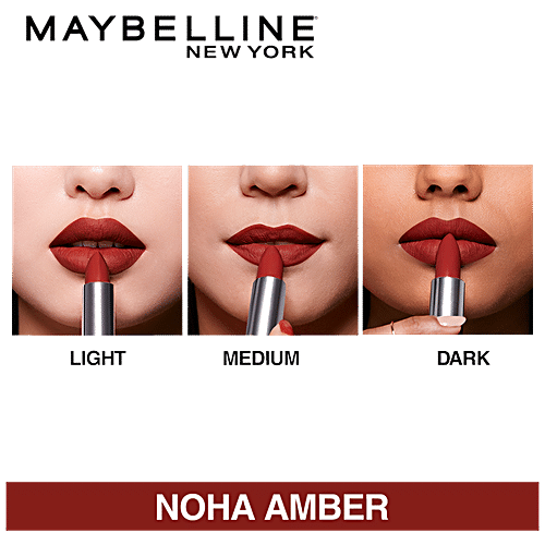 Buy Maybelline New York Colour Sensational Creamy Matte Lipstick The Bricks City Heat