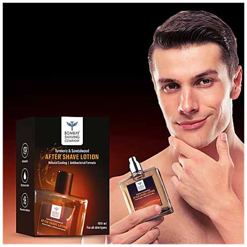 Buy Bombay Shaving Company Turmeric And Sandalwood After Shave Lotion ...