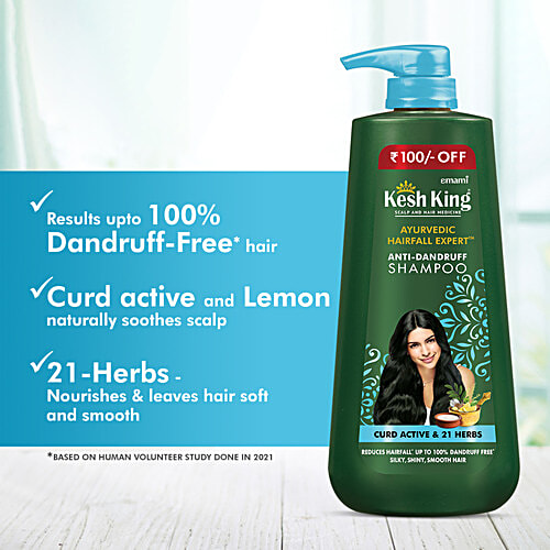 Buy Kesh King Anti Dandruff Shampoo With Goodness Of Curd Lemon And Neem Soothes Itchy Scalp 6914