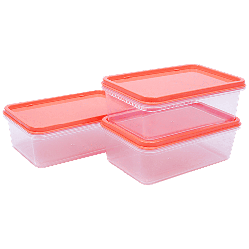 Buy Unica Flamante Rectangular Containers Set - Durable, Storage Boxes ...