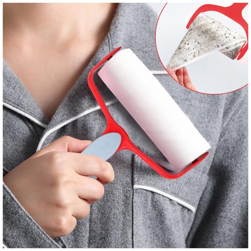 Liao Lint Roller With Refills - Plastic Handle, For Removing Pet Hair From  Cloth Surfaces, Red, 3 pcs