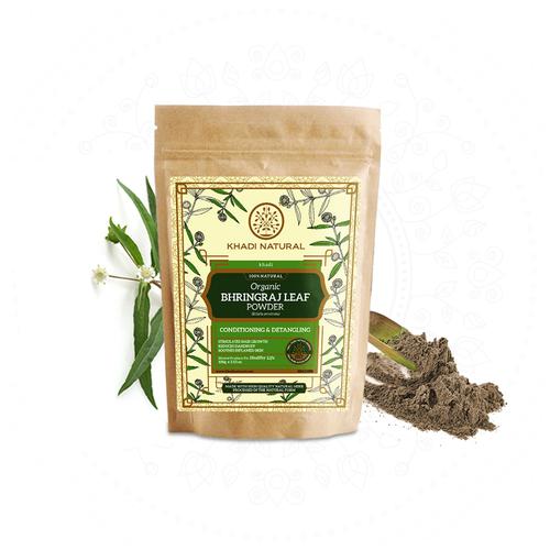 Buy Khadi Natural Organic Bhringraj Leaf Powder Conditioning Stimulates Hair Growth Online At 7933