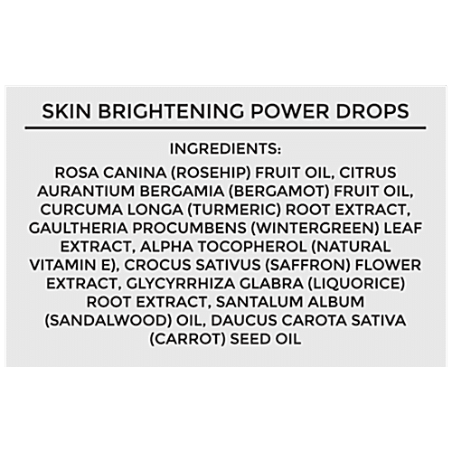 Skin Brightening Power Drops for Reducing Pigmentation