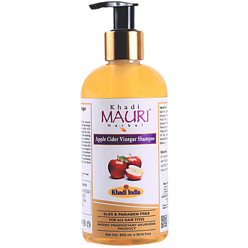 Buy Khadi Mauri Herbal Apple Cider Vinegar Shampoo - SLES & Paraben ...