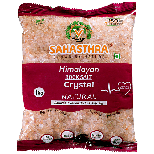 Buy Sahasthra Himalayan Pink Rock Salt Crystal 100 Natural Rich In