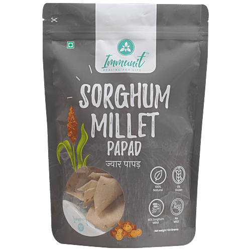 Buy Immunit Sorghum Millet/Jowar Papad Online at Best Price of Rs 89 ...