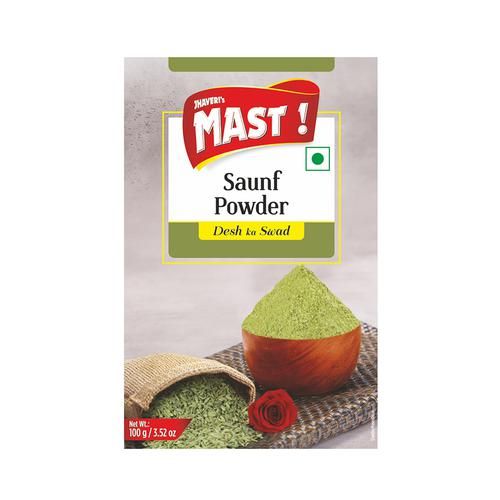 JHAVERI'S Mast Fennel Seeds Saunf Powder - Helps In Digestion, 100 g  