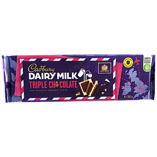 Cadbury Dairy Milk Triple Chocolate Imported Classic Creamy Taste