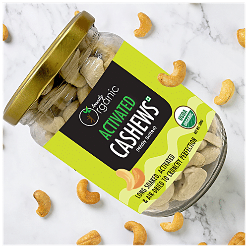 Buy Honestly Organic Activated Cashews Mildly Salted, Crunchy, Rich