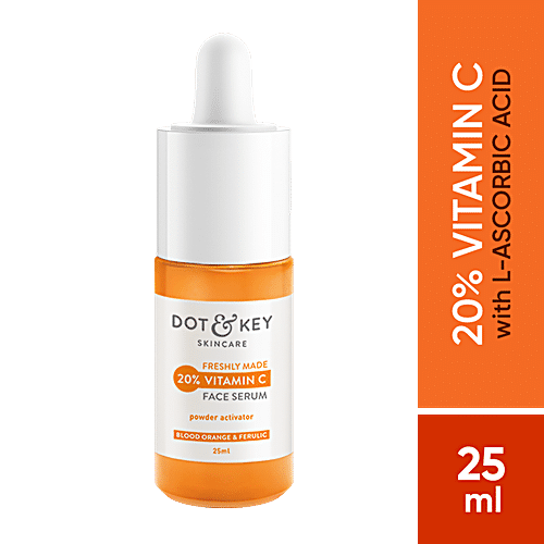 Buy Dot & Key 20% Vitamin C Face Serum - Freshly Made, With Pure L ...