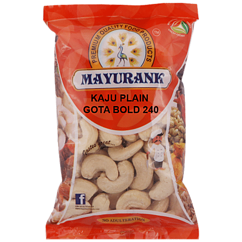 Buy Mayurank Kaju Plain Gota Bold 240 - No Colours & Preservatives ...