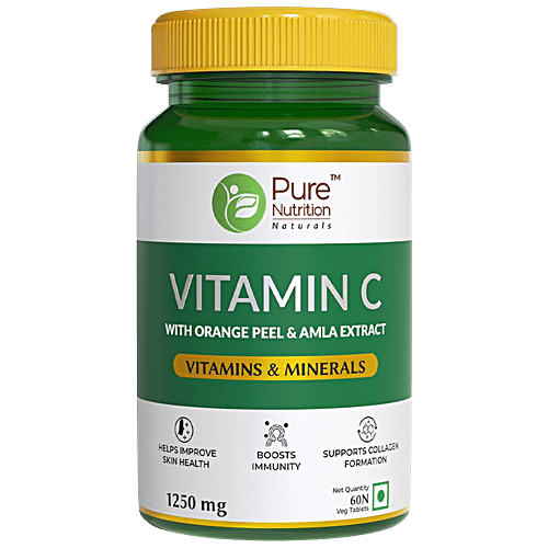 Buy Pure Nutrition Vitamin C Tablet - Boosts Immunity & Provides ...