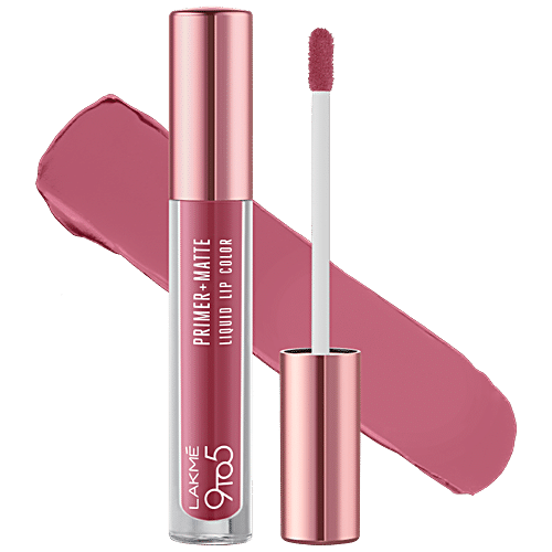 Lipstick of the day - Lakme 9 to 5 primer+matte liquid lip color