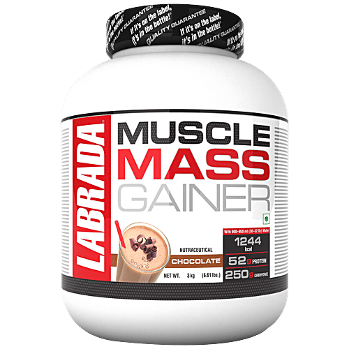 Buy Labrada Muscle Mass Gainer - Chocolate Online at Best Price of