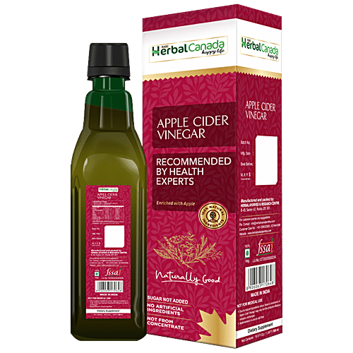 Buy Herbal Canada Apple Cider Vinegar 100 Natural, Raw, No Added