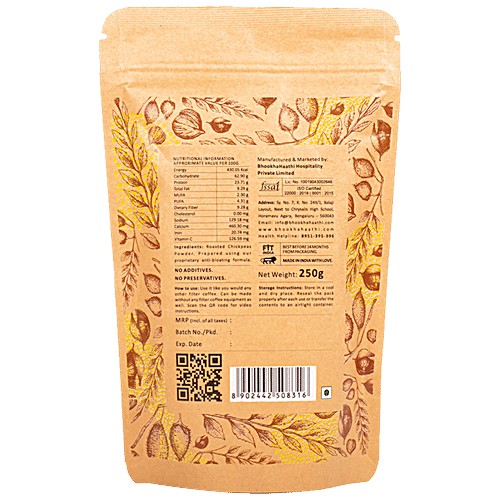 Buy BHOOKHA HAATHI Chickpea Filter Brew Powder - Caffeine-Free Coffee ...